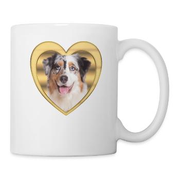 Australian Shepherd - Dog Lovers - Dogs Heart - Mug - white - Right