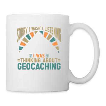 Cadeau Geocaching Geocacher Geocache - Mug blanc - blanc - Droite