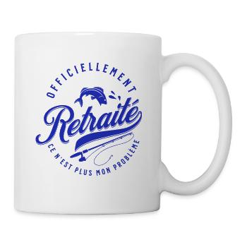 Officiellement retraité cadeau retraite humour - Mug blanc - blanc - Droite