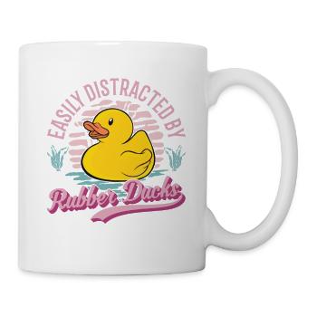 Rubber Duck Gift Rubber Duck Rubber Duck - Mug blanc - blanc - Droite
