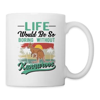 Kangourou australien Kangourou australien - Mug blanc - blanc - Droite