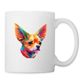 Chihuahua Hund tolles Hunde Design lustiges Tier - Tasse - Weiß - Rechts