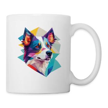 Border Collie Dogs Design Collie Dog Puppy Animal - Mug - white - Right
