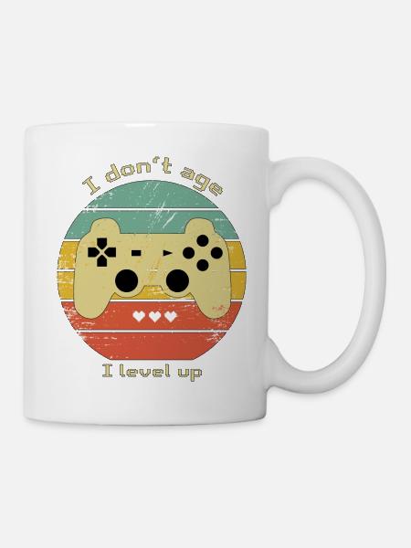 Retro Gaming - Tasse - Weiß