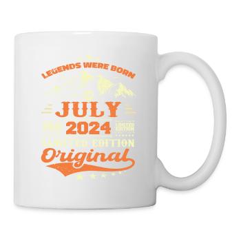 July 2024 vintage retro anniversary 2024 - Mug - white - Right
