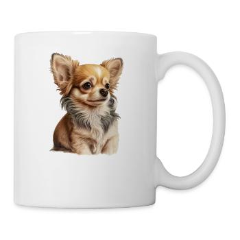 Chihuahua | Welpe Mama Lustiger Hund Niedlich - Tasse - Weiß - Rechts