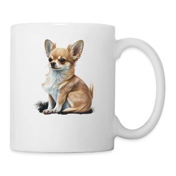 Chihuahua | Welpe Mama Lustiger Hund Niedlich - Tasse - Weiß - Rechts