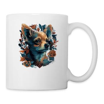 Chihuahua | Colorful Art Dog Puppy - Mug - white - Right