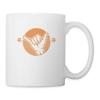Surf, kitesurf, wakeboard, beach surfers - Mug blanc - blanc - Droite