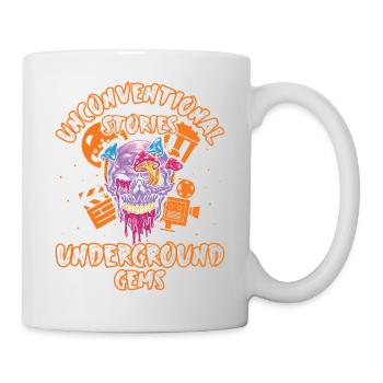 Underground Film, Independent Cinema, Horror - Tasse - Weiß - Rechts