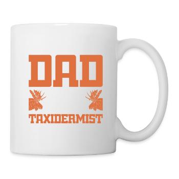 Je suis papa et taxidermiste Rien ne me fait peur - Mug blanc - blanc - Droite