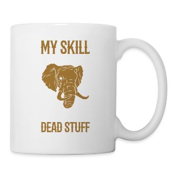 Ma compétence est de ressusciter Dead Stuff Taxidermist - Mug blanc - blanc - Droite
