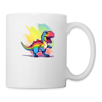 Allysaurus Dinosaur Lover LGBT Transgender Gay Pun - Mug - white - Right