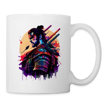 illustration Samurai Warrior Japan - Mug - white - Right