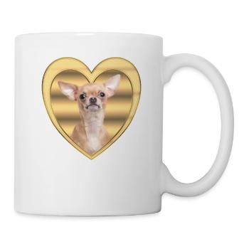 Chihuahua - Dog Lover - Dog Heart - Mug - white - Right