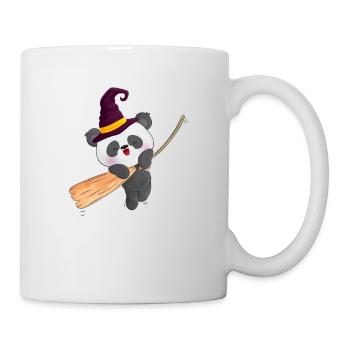 Drôle Panda Fan Halloween Lover Witch Party - Mug blanc - blanc - Droite
