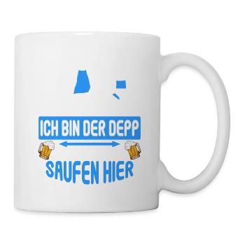 Junggesellenabschied Poltern Polterabend JGA - Tasse - Weiß - Rechts