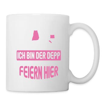 Junggesellenabschied Poltern Polterabend JGA - Tasse - Weiß - Rechts