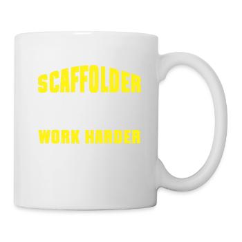 Échafaudage Cadeau Artisan Travail Échafaudage - Mug blanc - blanc - Droite