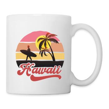 Hawaii Surf Beach Design - Mug - white - Right