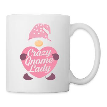 Dame Gnome folle - Mug blanc - blanc - Droite