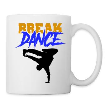 break dance - Tasse - Weiß - Rechts