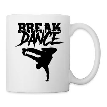 break dance - Tasse - Weiß - Rechts