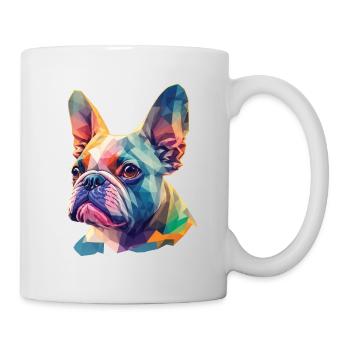 French Bulldog Dog Funny Dogs Art - Mug - white - Right