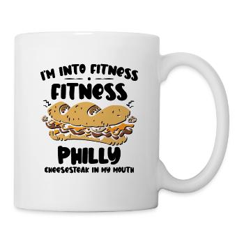 Philly Breakfast Sandwich - Tasse - Weiß - Rechts