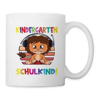 Tschüss Kindergarten Ich Bin Jetzt Ein Schulkind! - Tasse - Weiß - Rechts