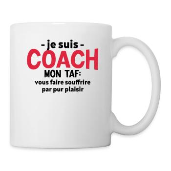 Coach Humour Cadeau Sportif - Mug blanc - blanc - Droite