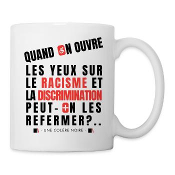 Faite l'amour pas la guerre, peace and love - Mug blanc - blanc - Droite