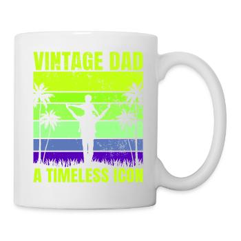 Super papa, papa, meilleur papa Fête des pères - Mug blanc - blanc - Droite