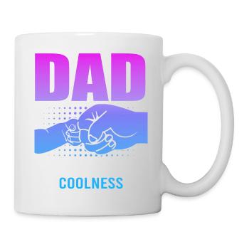 Super papa, papa, meilleur papa Fête des pères - Mug blanc - blanc - Droite