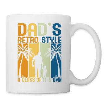 Super papa, papa, meilleur papa Fête des pères - Mug blanc - blanc - Droite