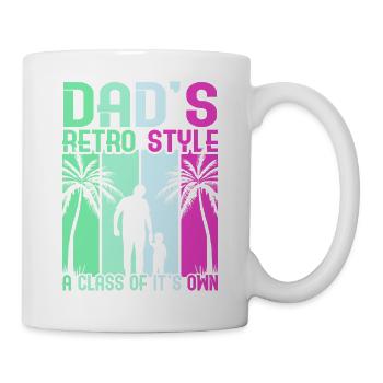 Super papa, papa, meilleur papa Fête des pères - Mug blanc - blanc - Droite