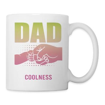 Super papa, papa, meilleur papa Fête des pères - Mug blanc - blanc - Droite