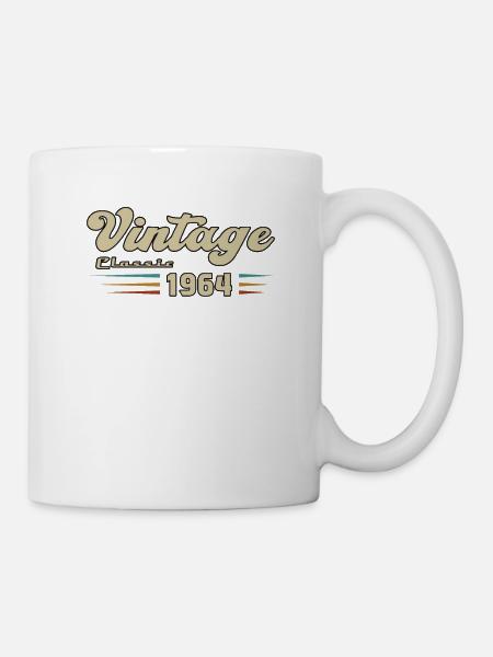1964 Geburtstag Vintage Classic - Tasse - Weiß