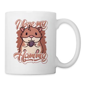 I love my Hammy European Hamster Golden Hamster - Mug - white - Right