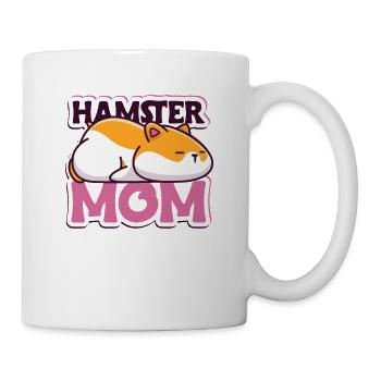 Hamster Mom Goldhamster Zwerghamster Feldhamster - Tasse - Weiß - Rechts