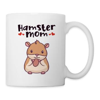 Hamster Mom Goldhamster Zwerghamster Feldhamster - Tasse - Weiß - Rechts