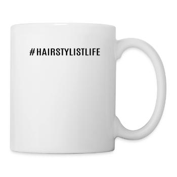 #Hairstylistlife - Hairdresser Hairstylist - Tasse - Weiß - Rechts