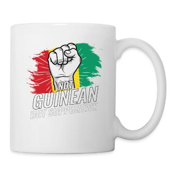 Pas guinéen mais un drapeau de la République de Guinée favorable - Mug blanc - blanc - Droite