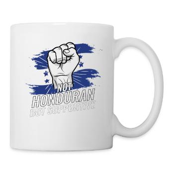 Not Honduran But Supportive Honduras Flag Country - Mug - white - Right