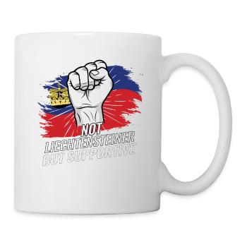 Pas un Liechtensteinois mais un Liechtenstein favorable - Mug blanc - blanc - Droite