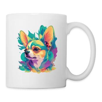 Chihuahua Hund Hunde Design Haustier Hundeliebe - Tasse - Weiß - Rechts