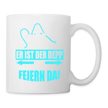 Junggesellenabschied Poltern Polterabend JGA - Tasse - Weiß - Rechts