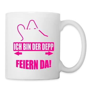 Junggesellenabschied Poltern Polterabend JGA - Tasse - Weiß - Rechts