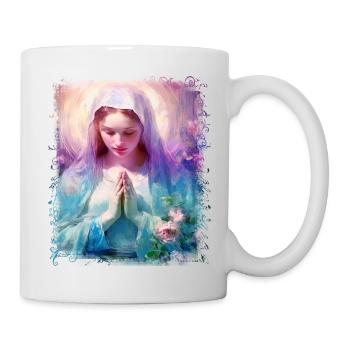 Holly Mary Maria Madonna Mariana Virgin Mary Holy - Mug - white - Right