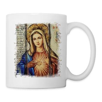 Holly Mary Maria Madonna Mariana Virgin Mary Holy - Mug - white - Right